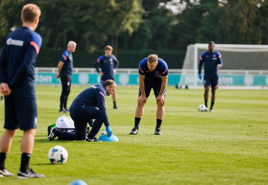 球队训练与恢复示意图